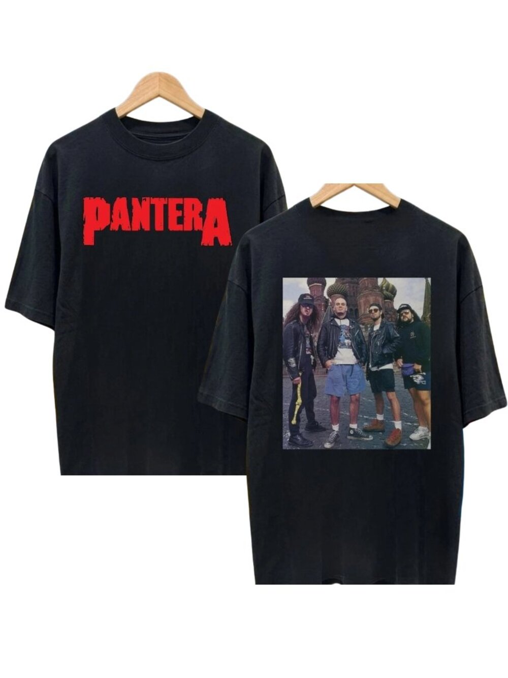 Pantera Band Graphic T-Shirt Heavy Metal Rock Concert Tee Unisex
